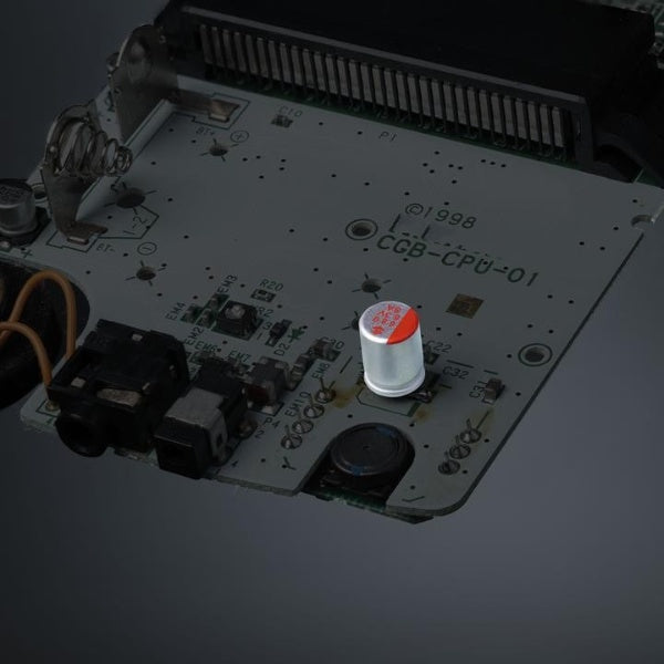 Game Boy Color Capacitors and Power Switches Game Boy Color Capacitors and Power Switches