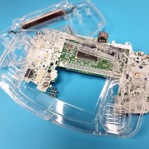 Crystal Clear IPS Modified Prestige Shell for Game Boy Advance - RetroSix RetroSix