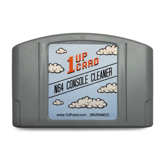 N64 Console Cleaner - Nintendo 64 Cleaning Cartridge by 1UPcard™ 1UPcard