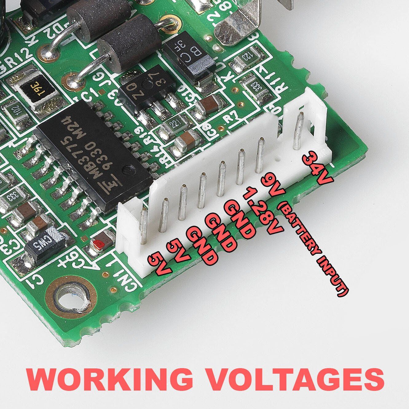 SEGA Game Gear Power Board IC Repair Kit - RetroSix RetroSix