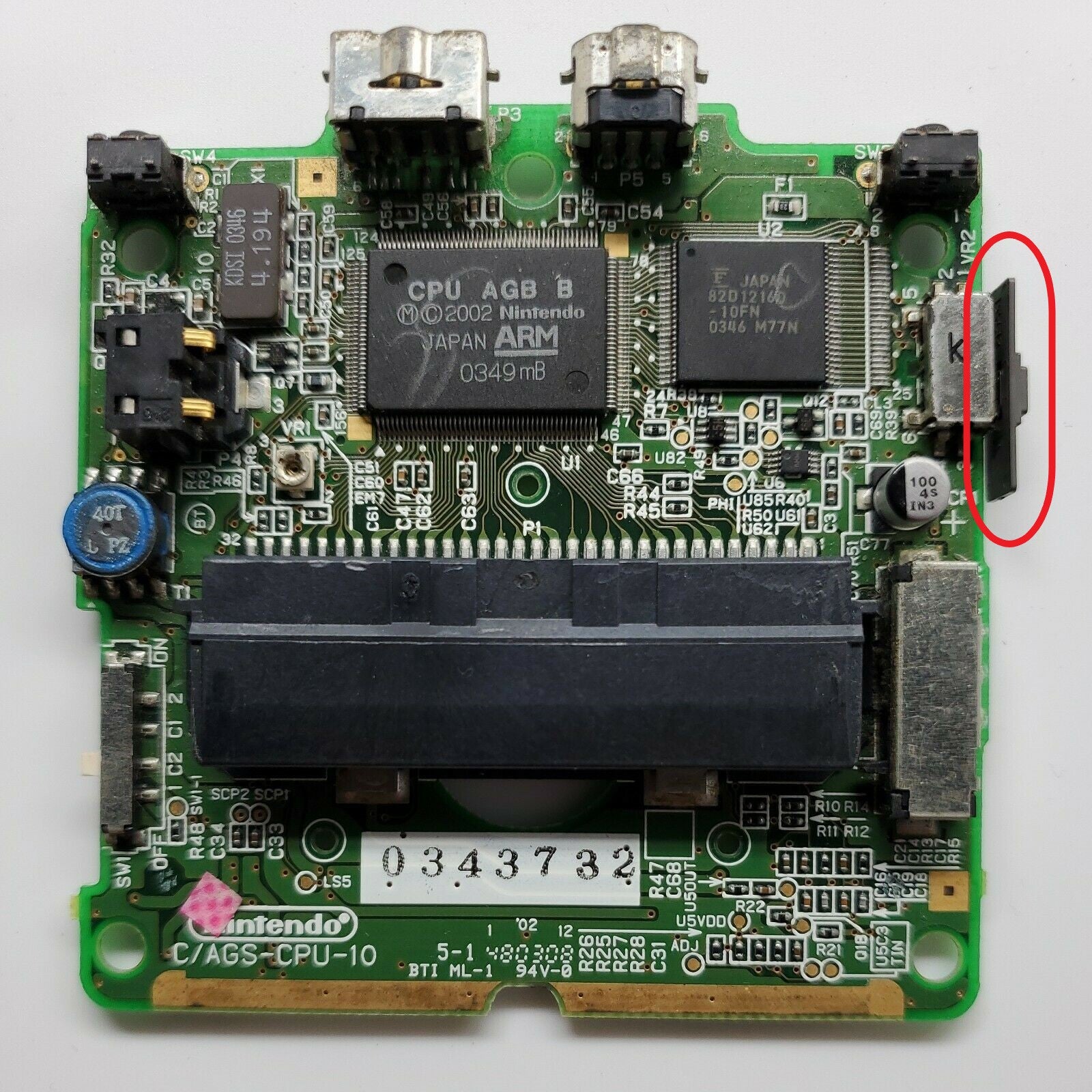 Replacement Slider Cover for Game Boy Advance SP KreeAppleGame