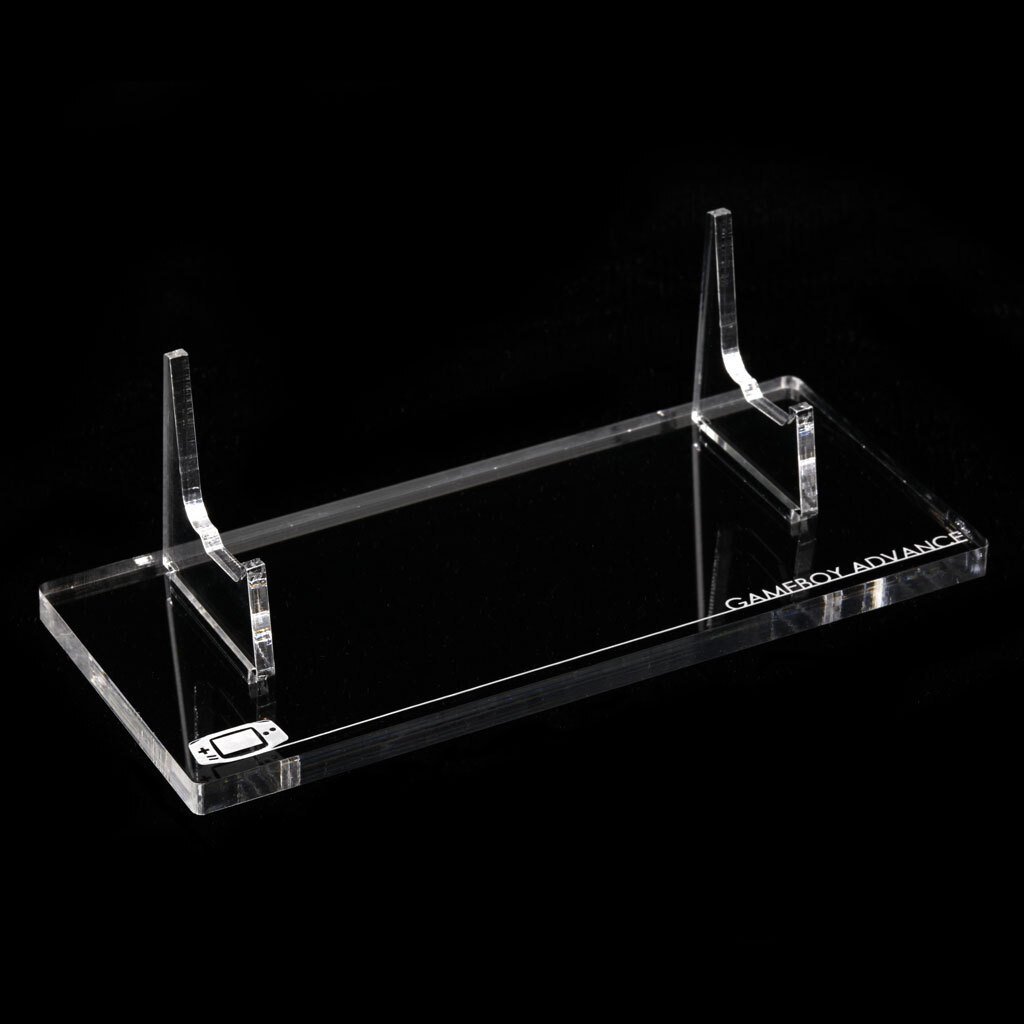 Display Stand for Game Boy Advance - Crystal Clear - Rolse Colored Gaming Rose Colored Gaming