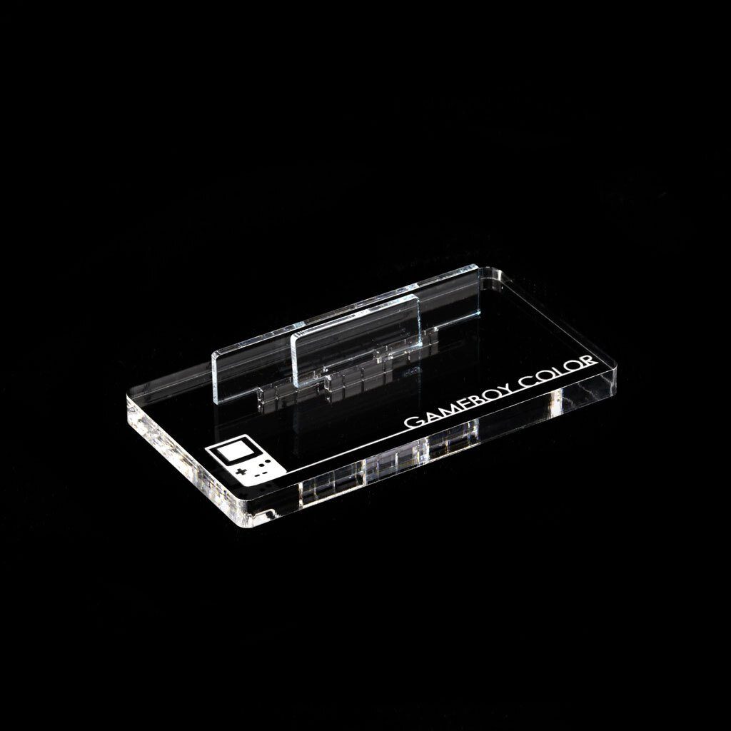 Game Boy Color Game Cartridge Display Stand Rose Colored Gaming