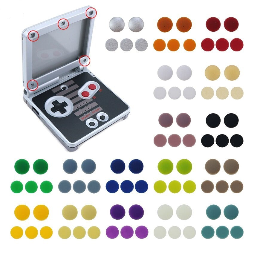 Screw Hole Covers for Game Boy Advance SP KreeAppleGame