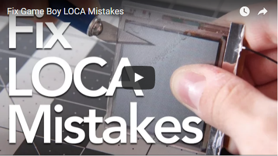 Fixing Game Boy Frontlight LOCA Mistakes
