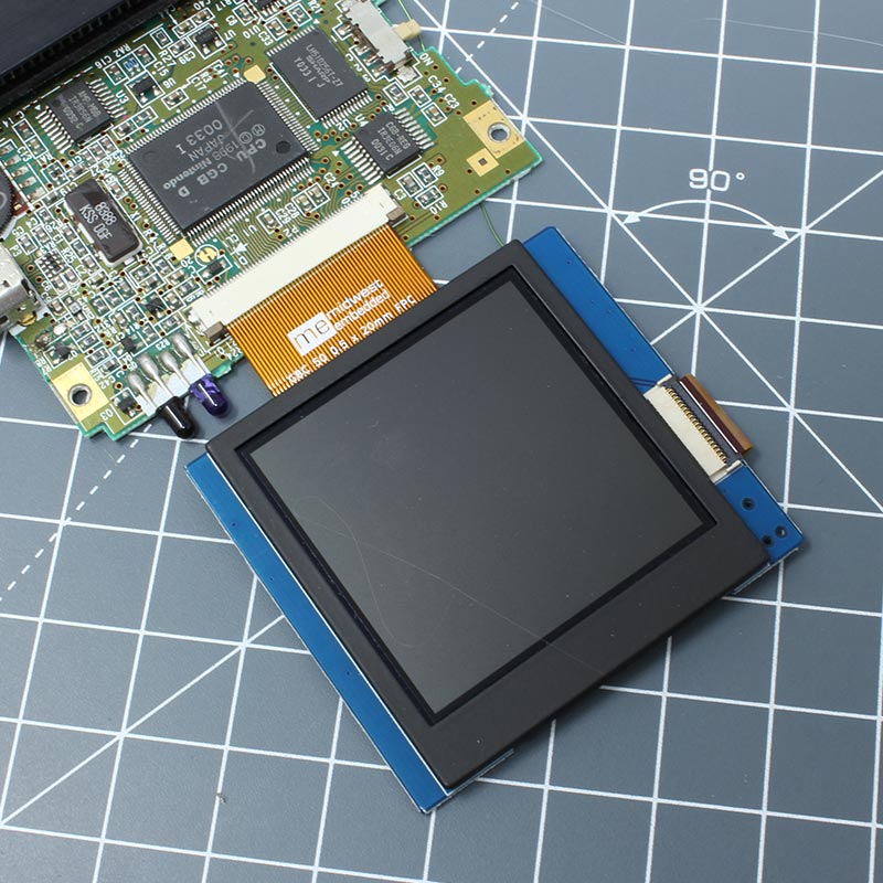 Midwest Embedded GBC LCD Test by Jellybelly Customs - hand-held-legend
