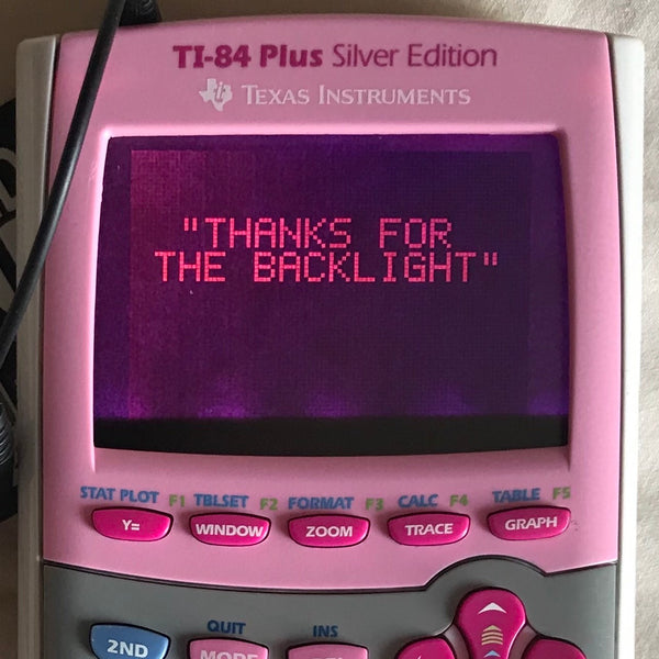 Backlighting your TI-84 Plus using a Hand Held Legend Backlight - hand-held-legend