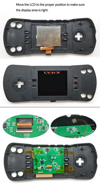 HDMI Out IPS Kit for Atari Lynx - HISPEEDIDO