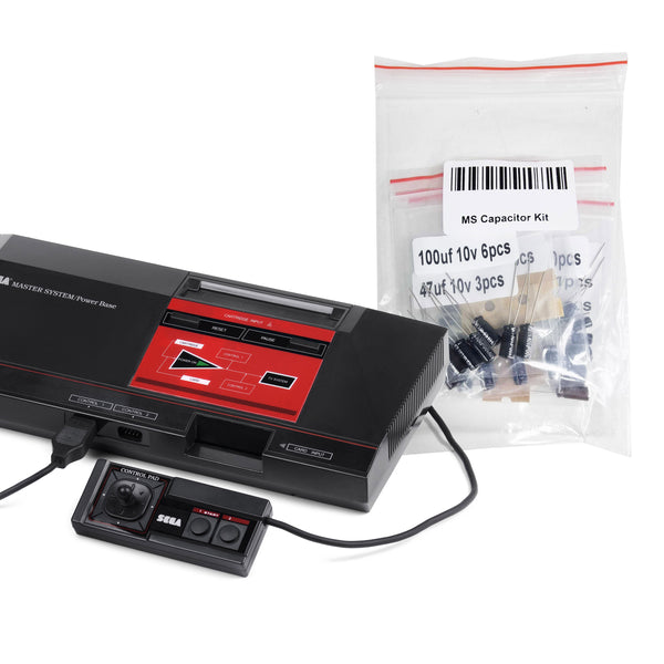 Sega Master System Capacitor Kit - RetroSix RetroSix