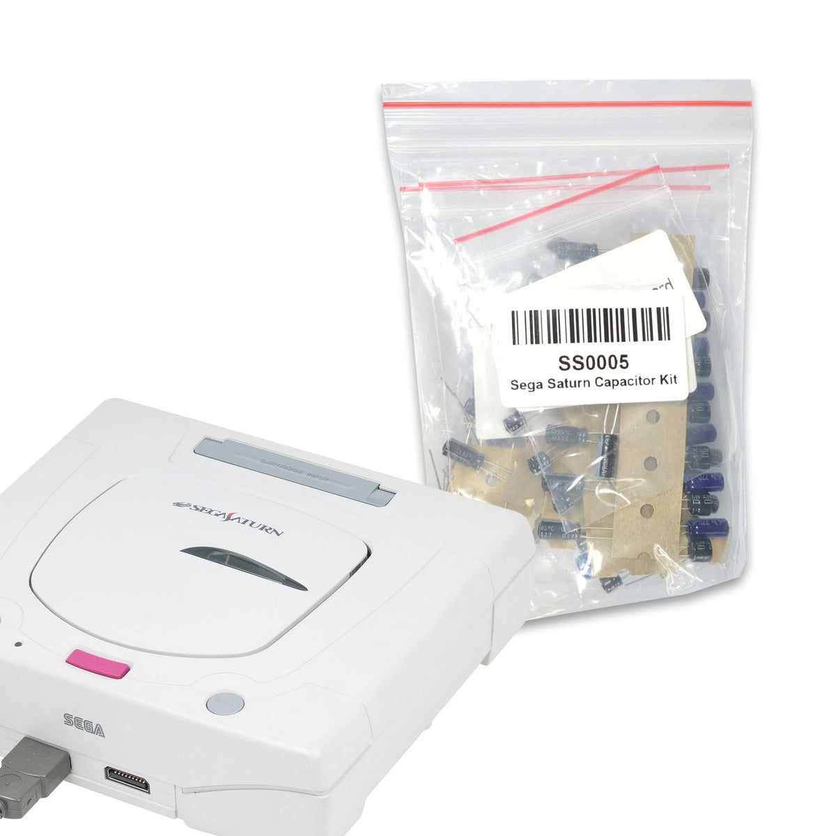 Sega Saturn Capacitor Kit | Hand Held Legend