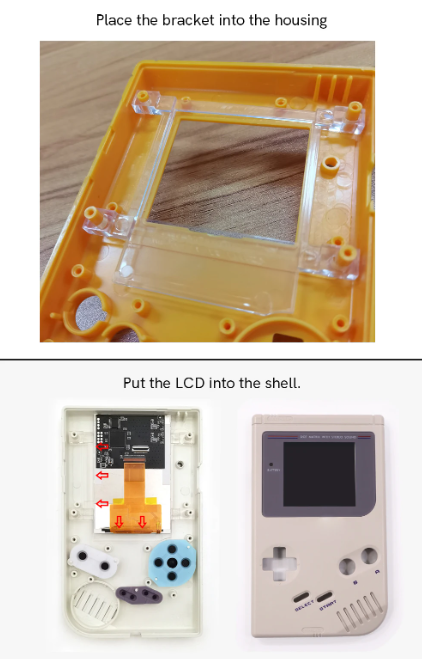 Game Boy DMG V5 Pro IPS LCD Backlight Kit with OSD - Hispeedido