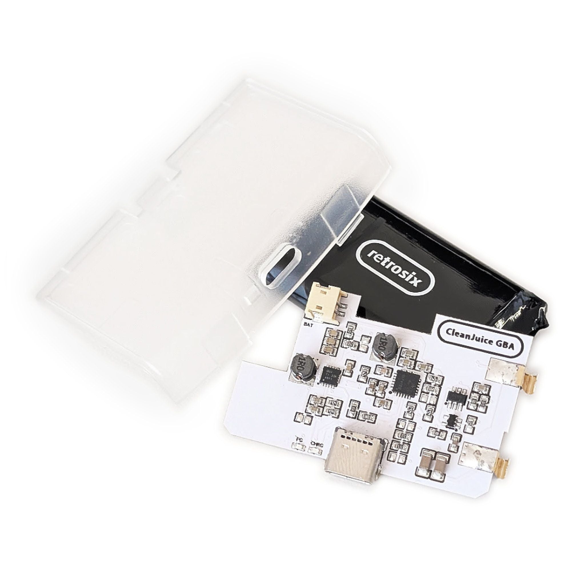 Game Boy Advance CleanJuice (V1.3) Li-Ion Rechargeable Battery Module - RetroSix