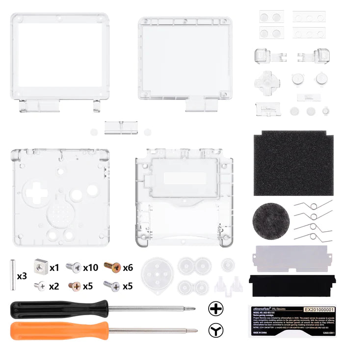 IPS Ready Full Shell Replacement for Game Boy Advance SP - Extremerate Extremerate