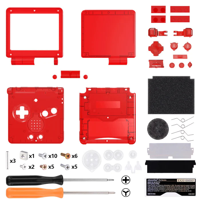 IPS Ready Full Shell Replacement for Game Boy Advance SP - Extremerate Extremerate