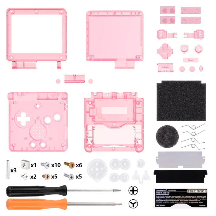 IPS Ready Full Shell Replacement for Game Boy Advance SP - Extremerate Extremerate