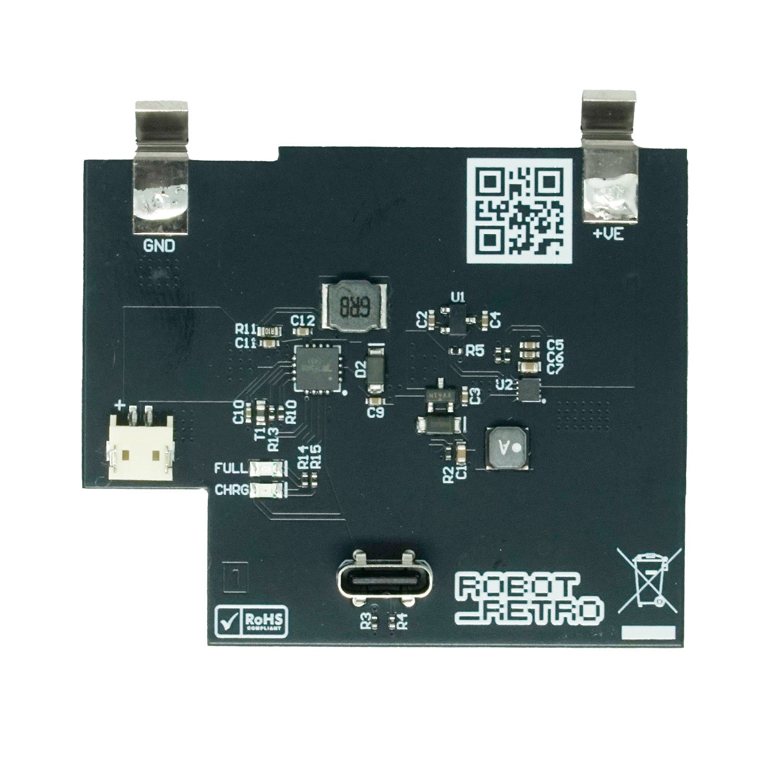 Original Gameboy - DMG - USBC PCB and Battery - Robot_Retro