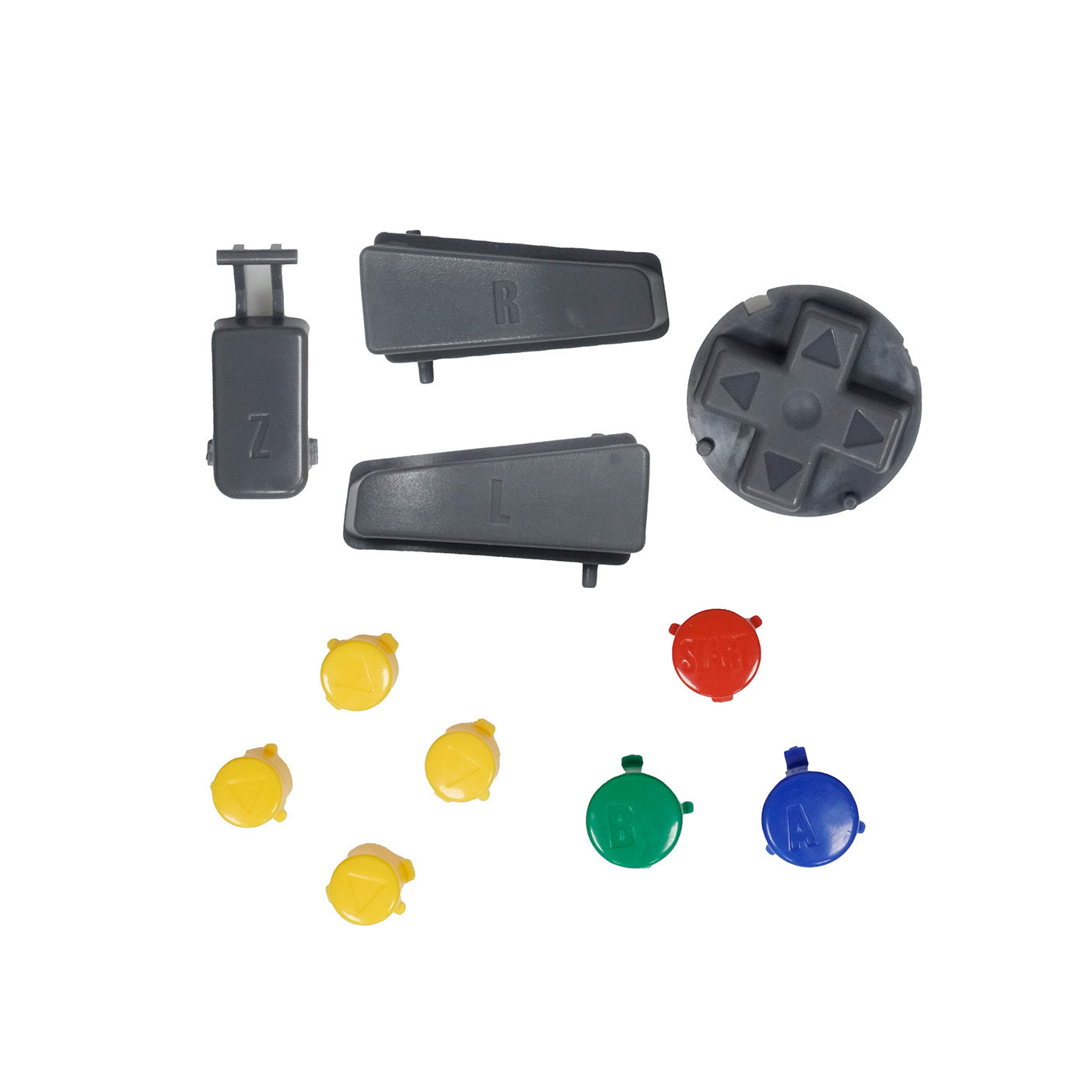 OEM Button Set for N64 Controller - Hand Held Legend