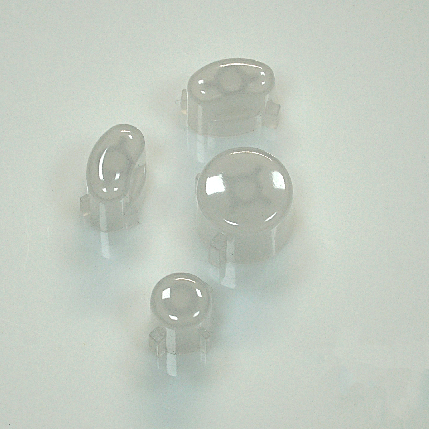 Bald ABXY Button Set - GameCube - GC Ultimate