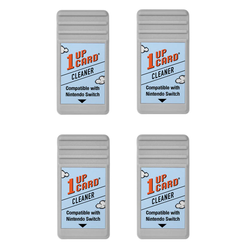 1UPcard™ - Nintendo Switch Video Game Console Cleaner - 4 pack