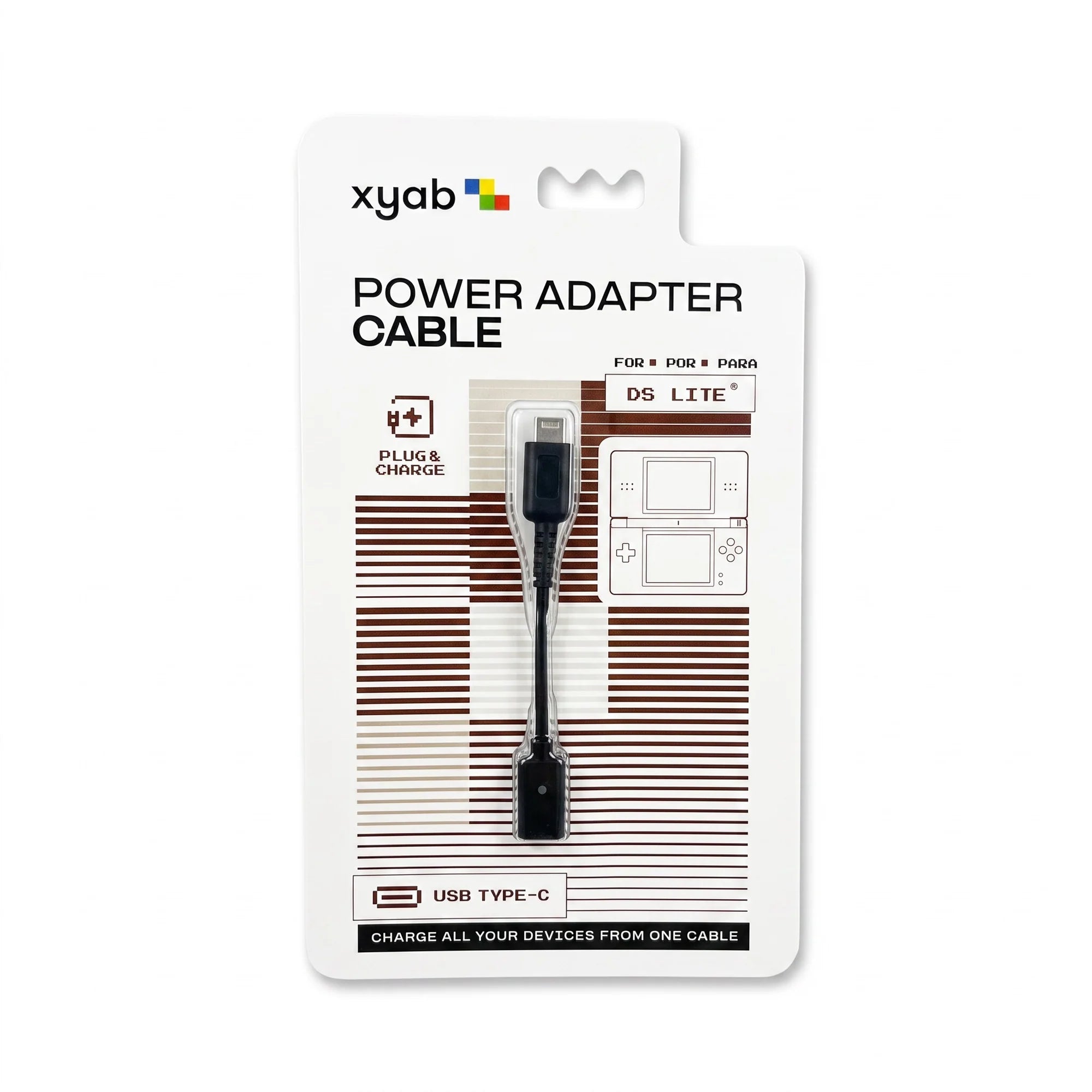 USB-C Power Adapter Cable - DS Lite - XYAB