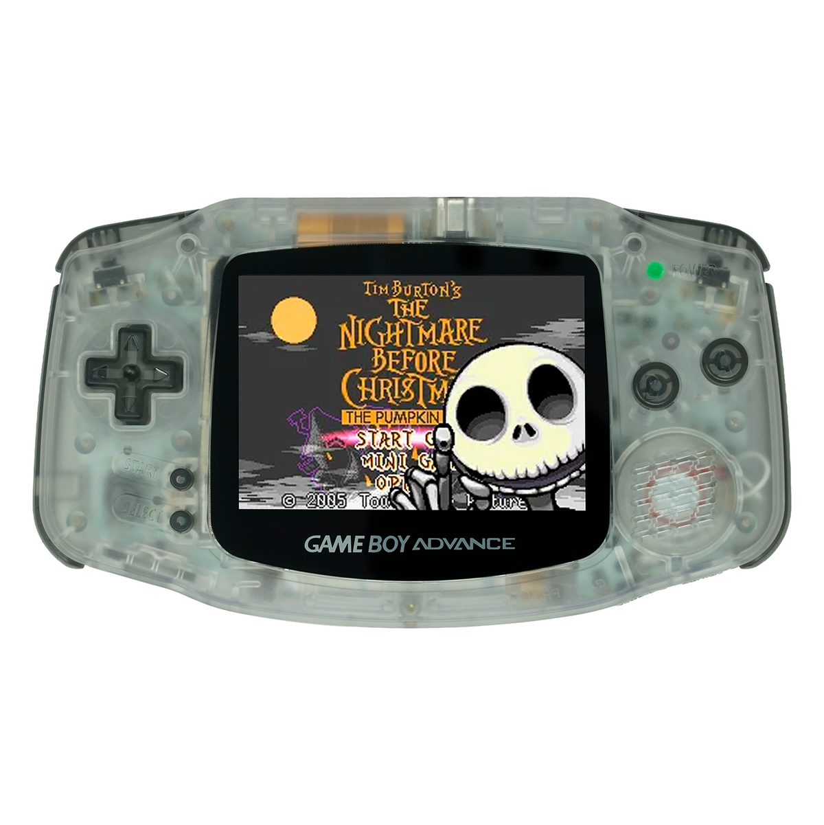 Game Boy Advance Ultimate Console - Clear and Black | Fully Modded 