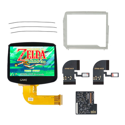Game Boy Advance 3.0 Inch IPS LCD Backlight Kit M2 with Laminated Lens and OSD - FunnyPlaying