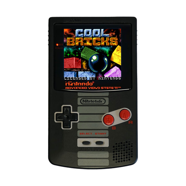 Game Boy Color RetroPixel 2.0 Q5 Ultimate Console - NES Style Hand Held Legend
