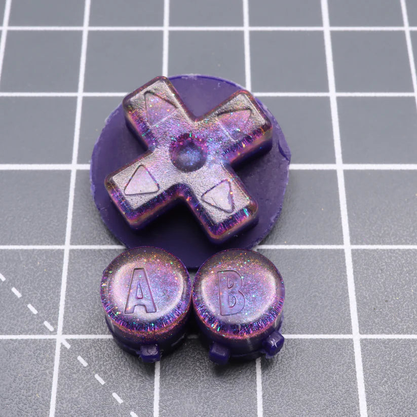 Custom Resin Game Boy Advance (GBA) Buttons - Lab Fifteen