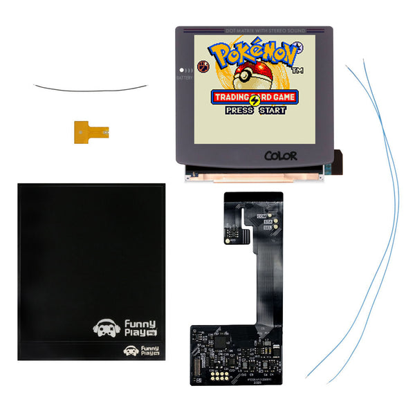 Nintendo Game Boy Color GBC IPS Q5 XL Screen Backlight Backlit
