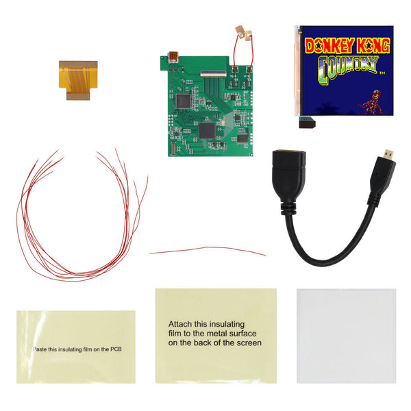 Game Boy Color Q5 IPS HDMI Kit - HD TV Output Mod Kit - HISPEEDIDO Shenzhen Speed Sources Technology Co., Ltd.