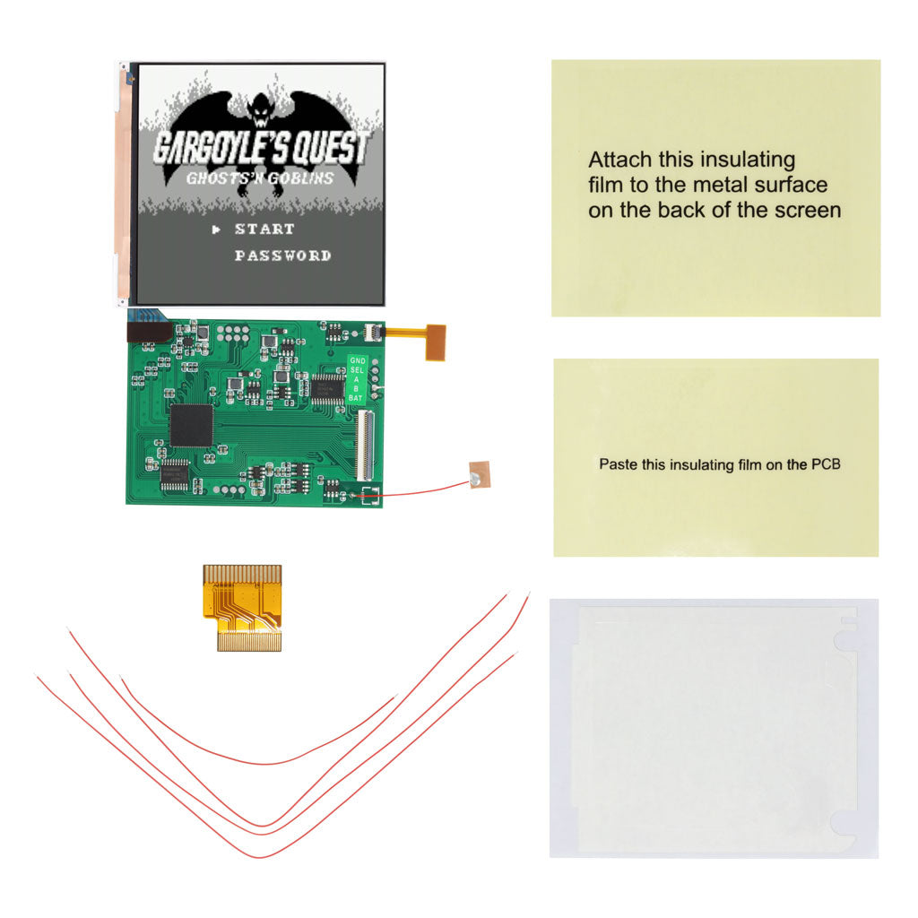 Game Boy Pocket IPS LCD kit - HISPEEDIDO Shenzhen Speed Sources Technology Co., Ltd.