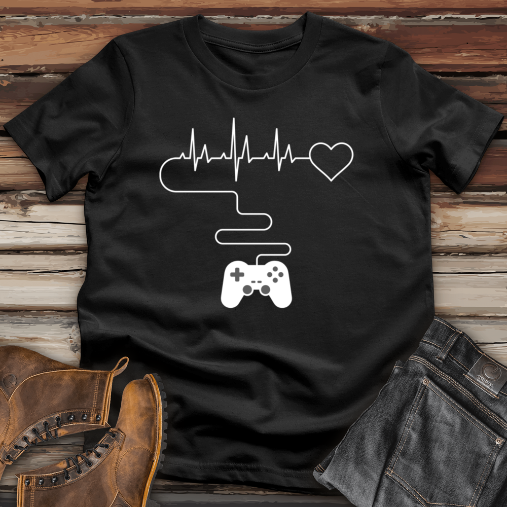 Gamer heartbeat Cotton Tee