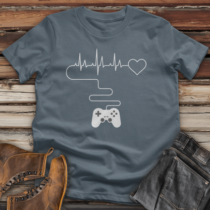 Gamer heartbeat Cotton Tee