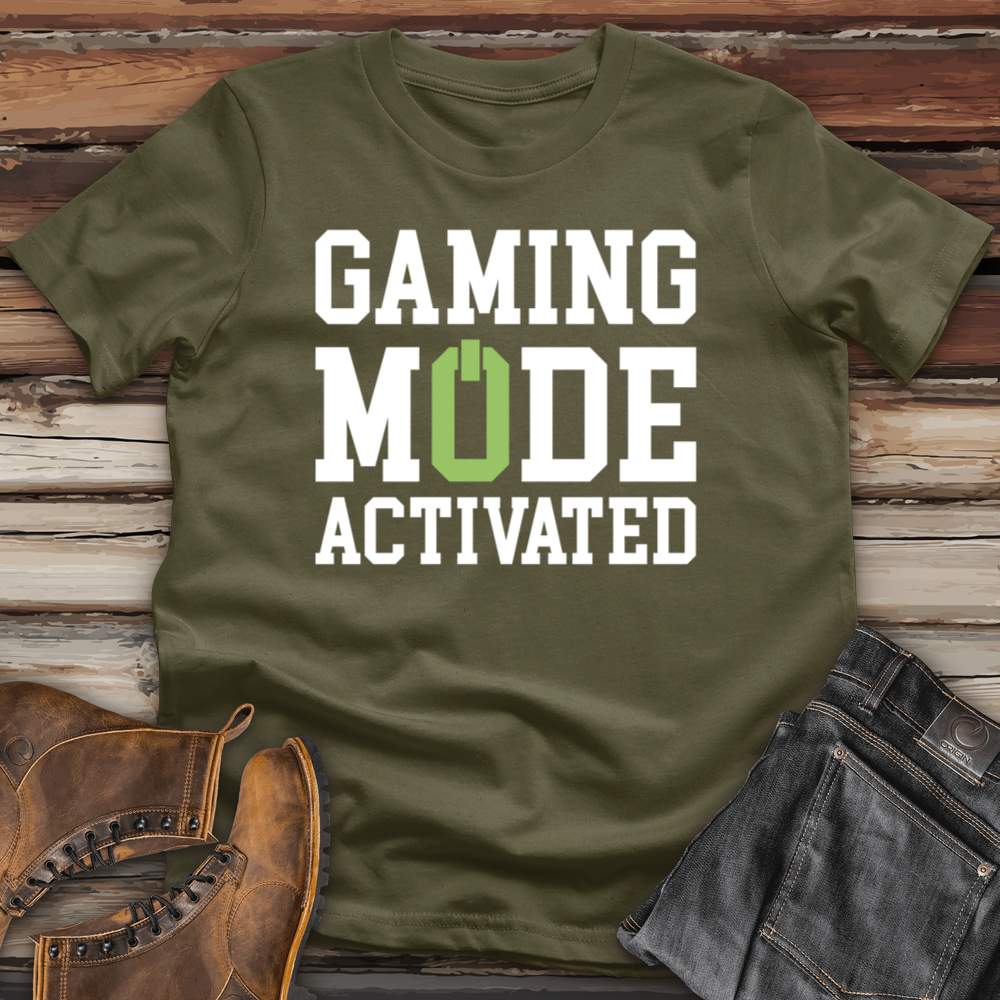 Gaming Mode Activated Cotton Tee