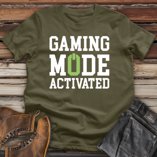 Gaming Mode Activated Cotton Tee