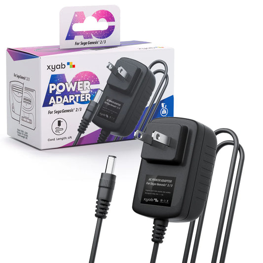 Sega Genesis 2/3 and Game Gear Power Adapter - XYAB