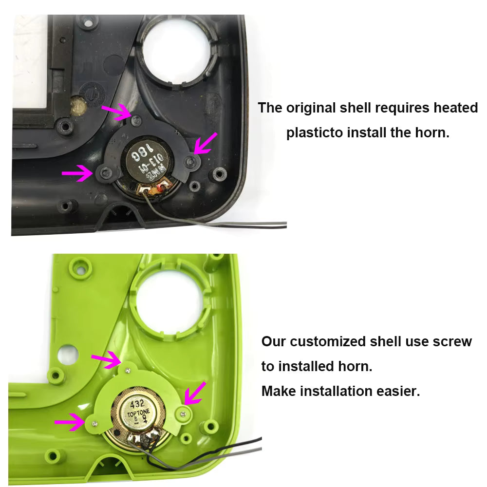 3.5" Laminated SEGA Game Gear Replacement Shell - HISPEEDIDO - Hand Held Legend
