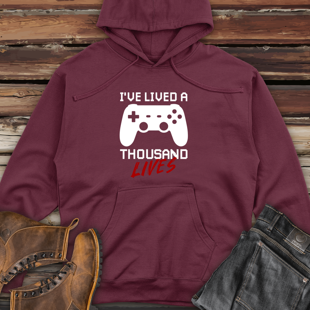 I've Lived a Thousand Lives Midweight Hooded Sweatshirt