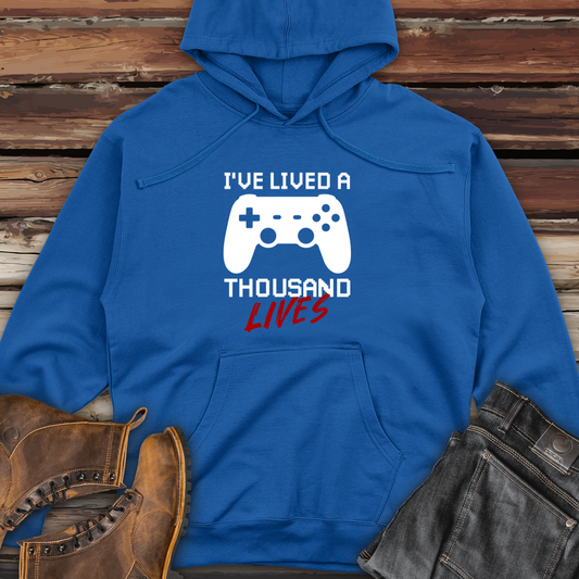 I've Lived a Thousand Lives Midweight Hooded Sweatshirt