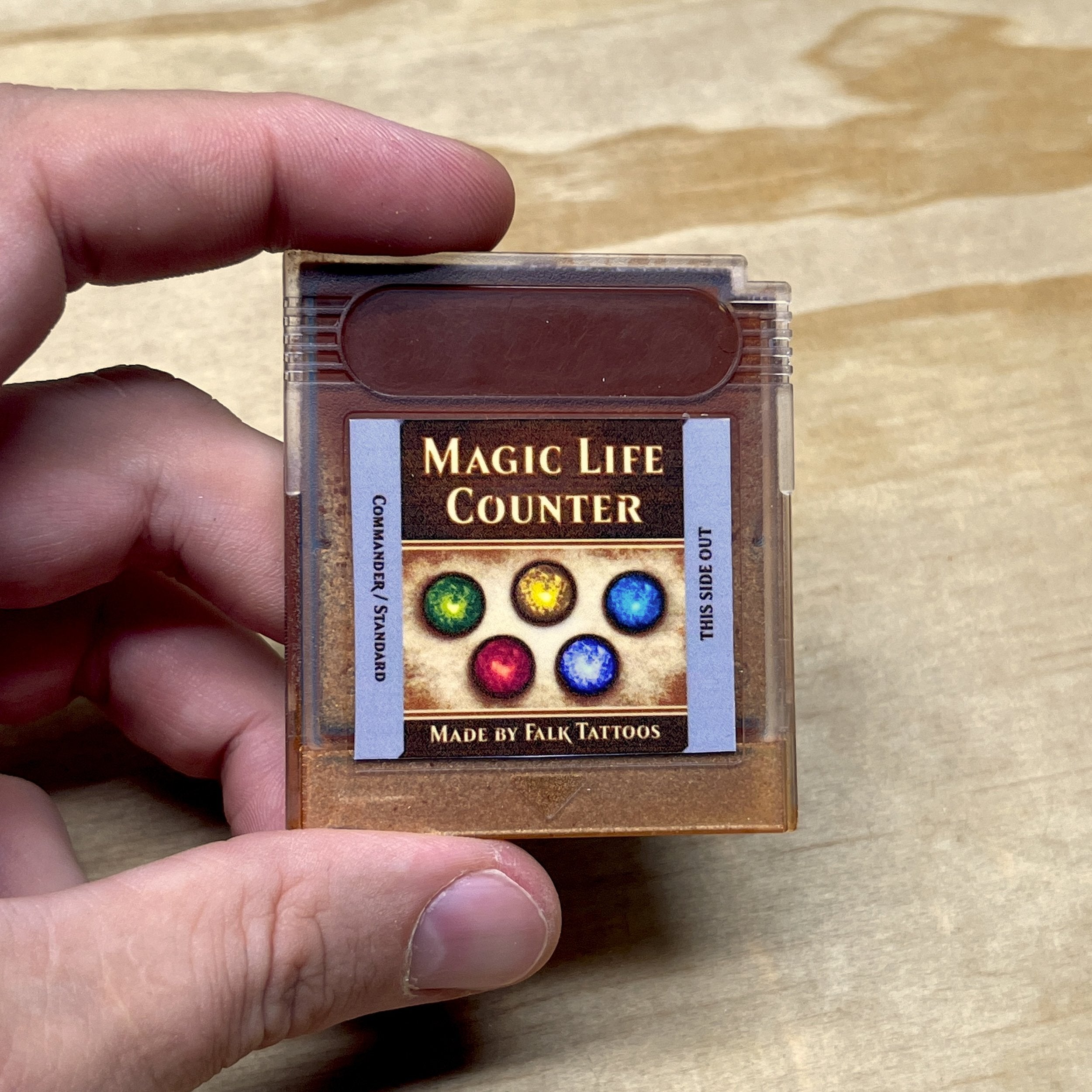 PREORDER - Life Counter for Magic: The Gathering (MTG) - Game Boy Cartrige