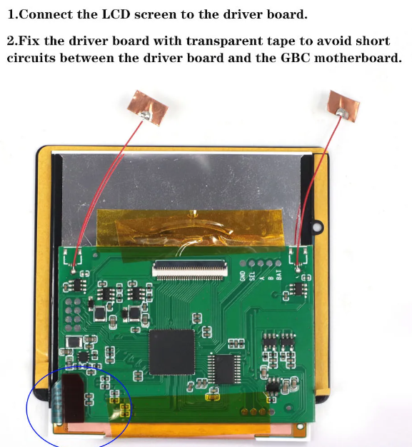 Game Boy Color Q5 IPS LCD Backlight Kit with Laminated Lens and OSD - Hispeedido