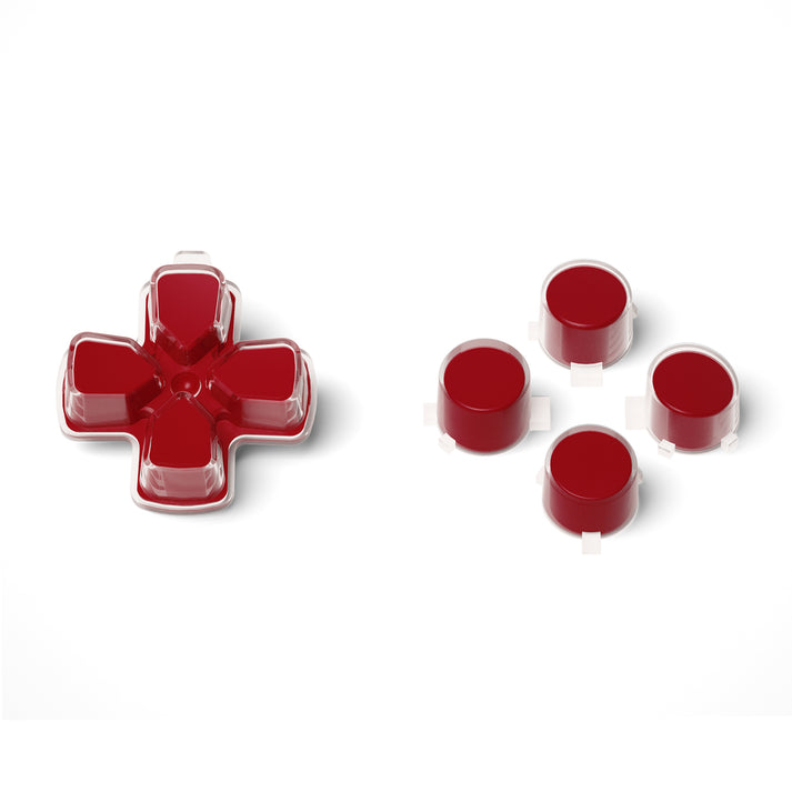 Two-Tone No Letter Imprint Dpad and Action Buttons for PS5 Controller - eXtremeRate