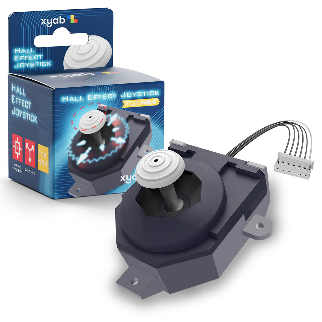 Hall-Effect OEM Style Joystick for N64 - XYAB