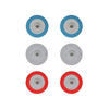 GuliKit Joy-Con Hall Stick Replacement Cap | 6 Caps | Red, Blue, White GuliKit