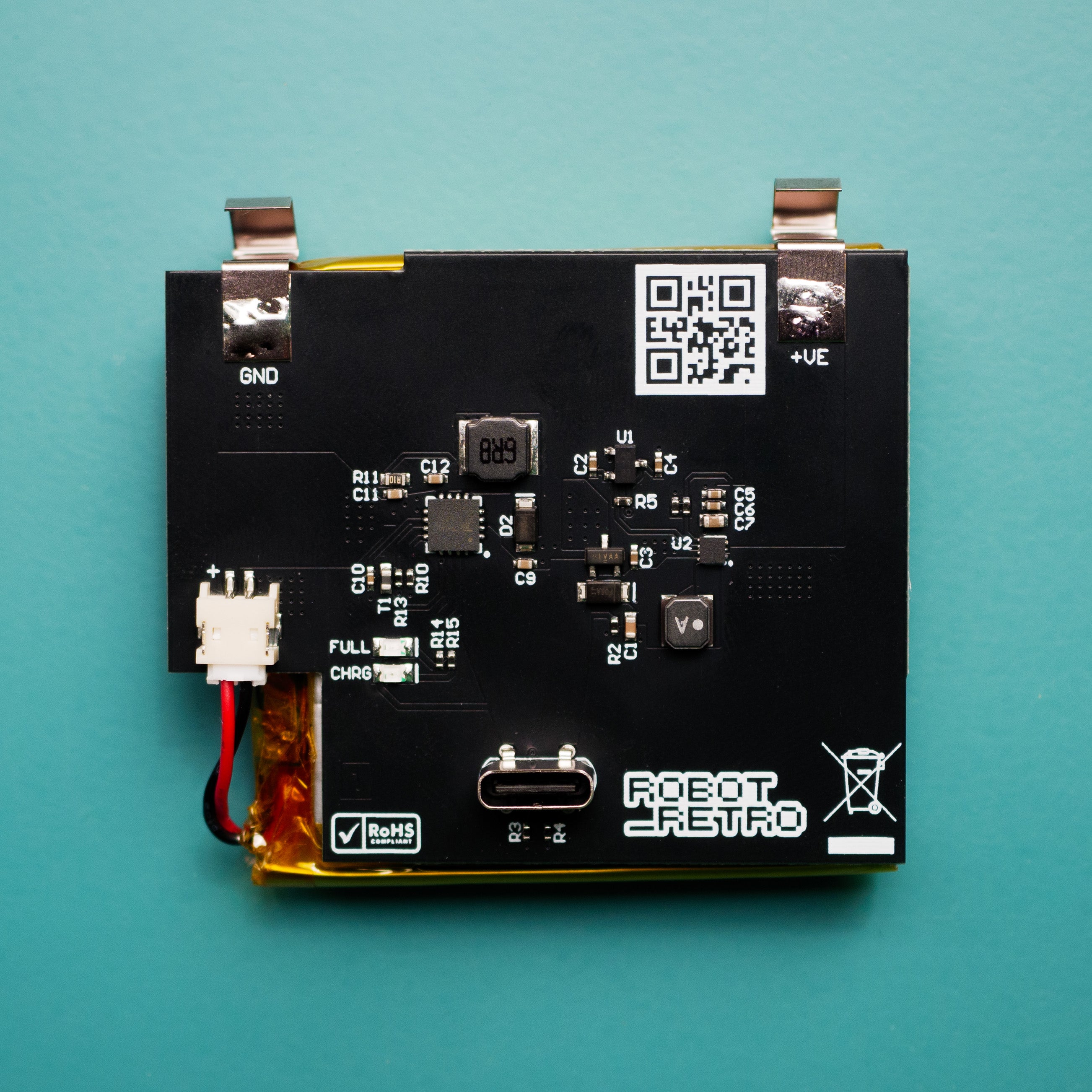 Original Gameboy - DMG - USBC PCB and Battery - Robot_Retro