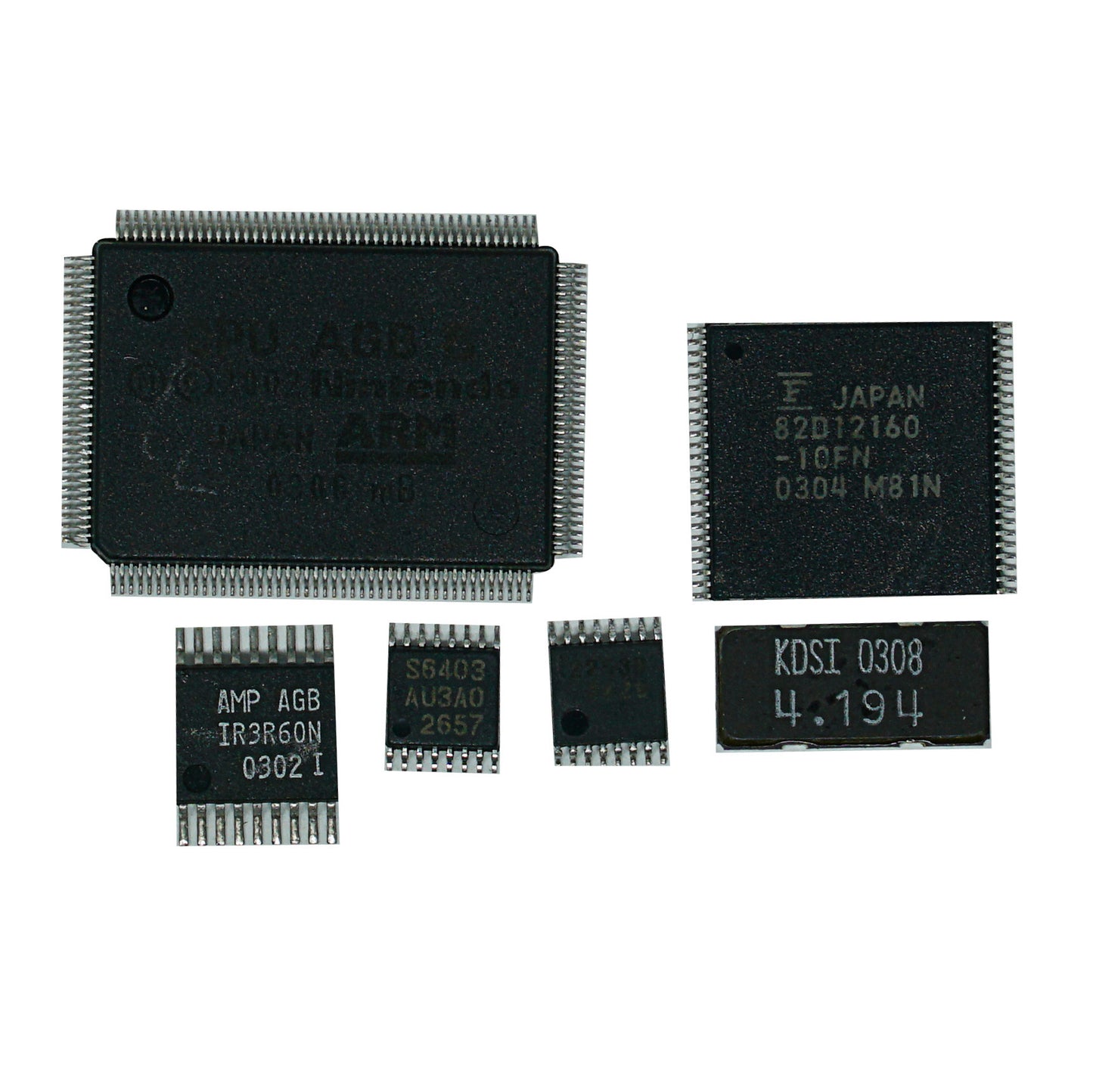 Game Boy Advance SP OEM Chipset - CPU & RAM