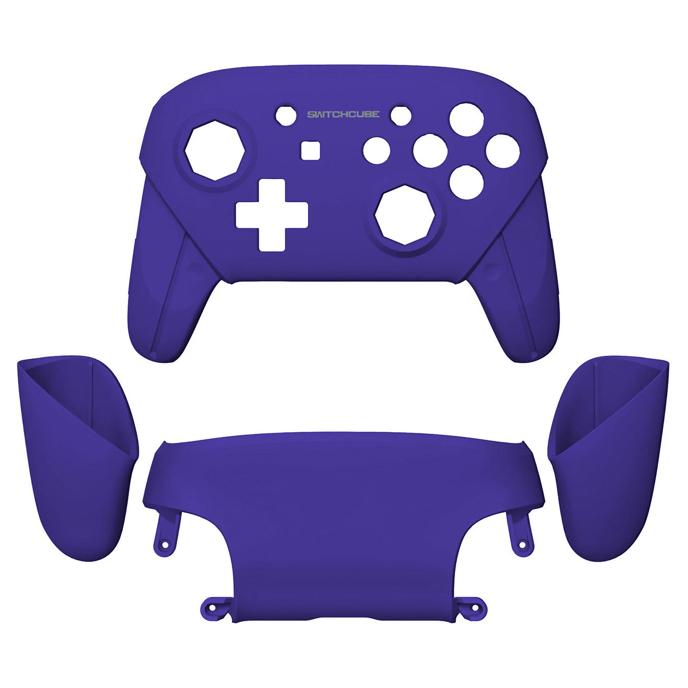 Octagonal Gated Nintendo Switch Pro Controller Shell and Grips - eXtremeRate - Hand Held Legend