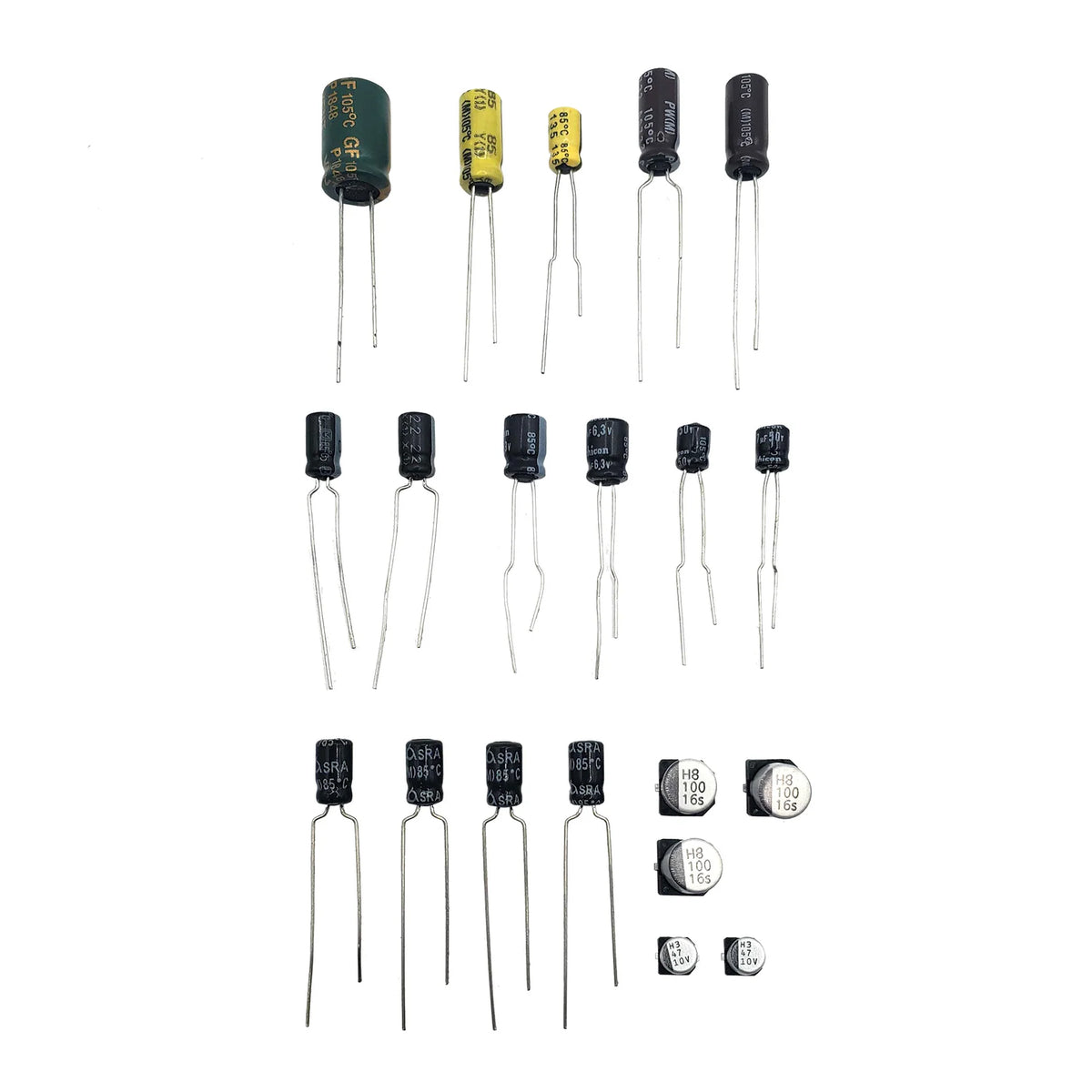 SEGA Game Gear Capacitor Set - VA0/VA1 -XYAB