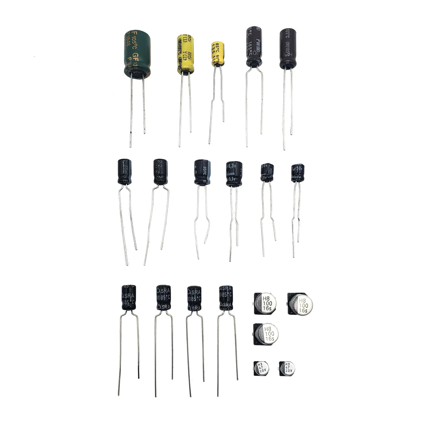 Capacitor Set for Game Gear VA0/VA1 - Hand Held Legend