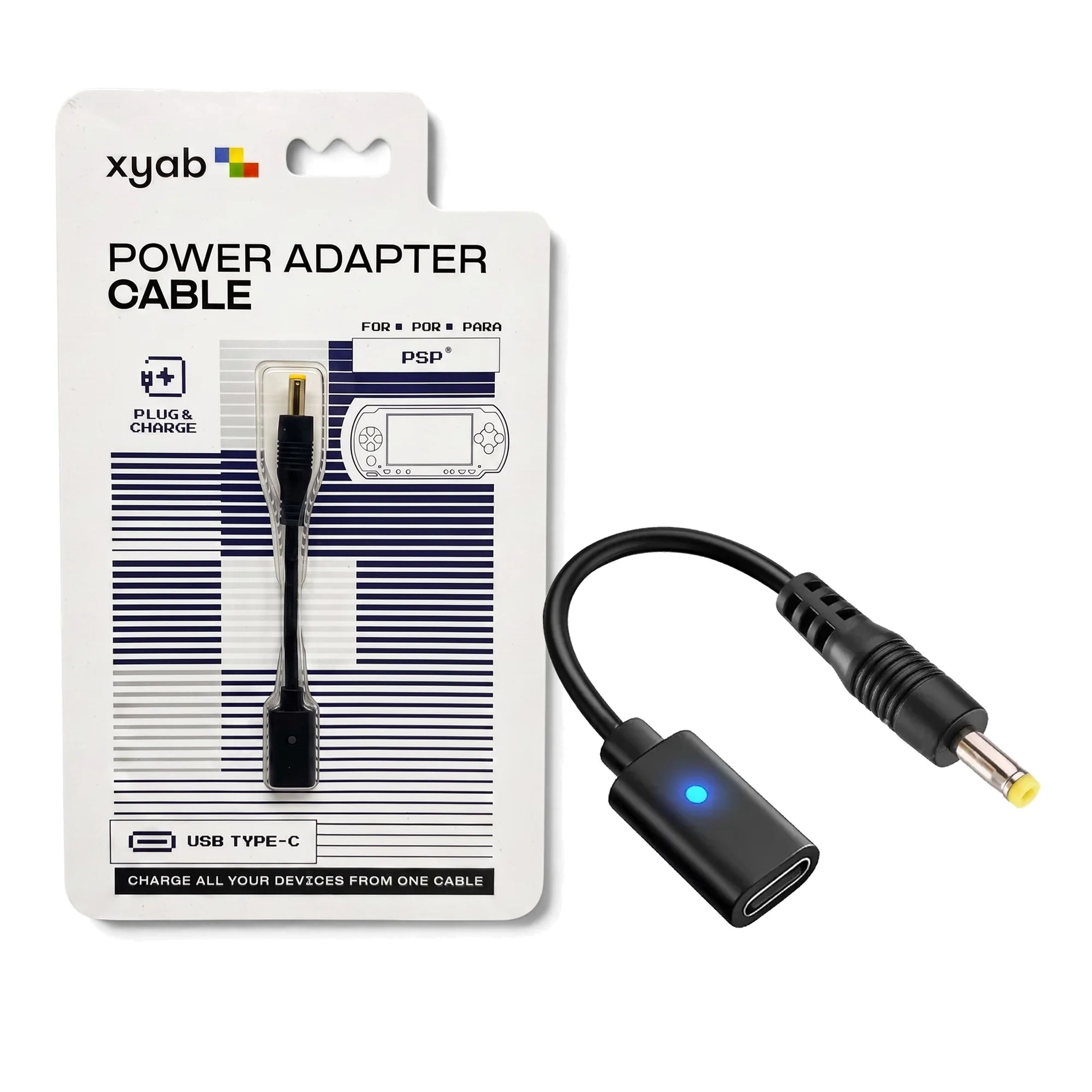 USB-C Power Adapter Cable - PSP 1000/2000/3000 - XYAB